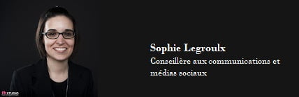 Arrivée De Sophie Legroulx à La Barre Des Communications Et Médias Sociaux